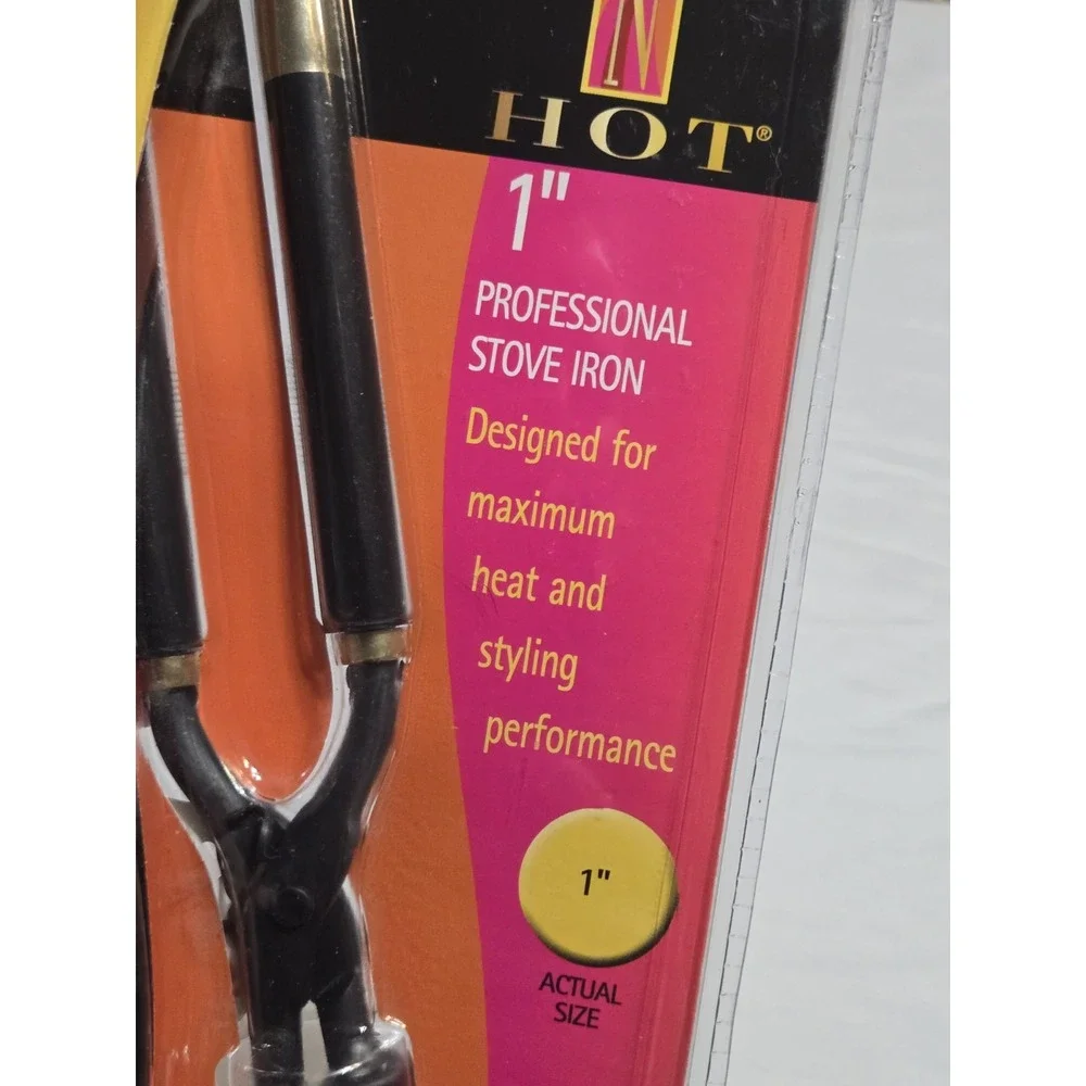 Gold N Hot Professional Stove Iron GH2337, 1 Inch (1 PC) New In Package